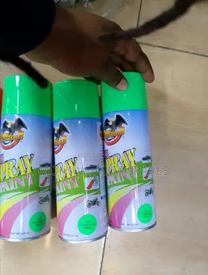 Spray Paint Fluorescent Green