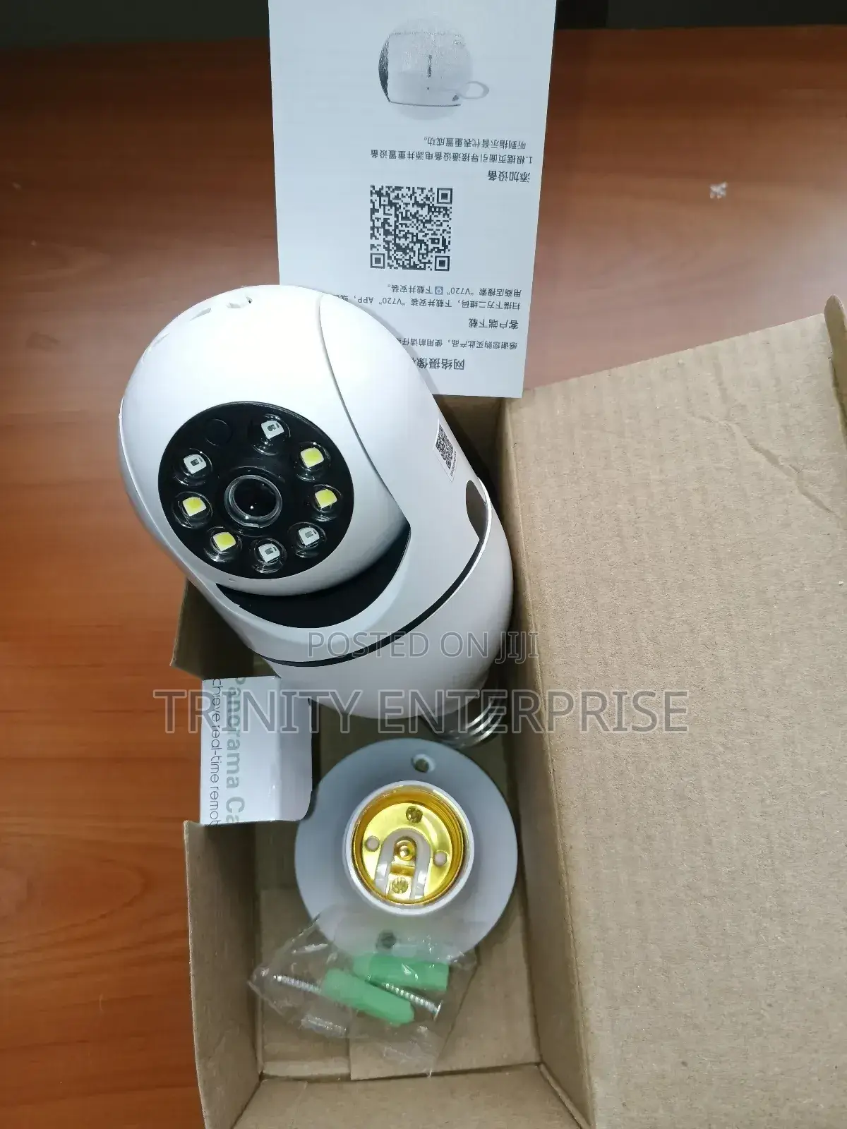 Wifi Light Bulb Camera 360° 1080p