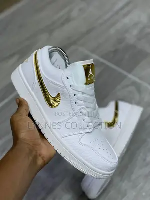 Jordan 1s Gold Swoosh ,Gold Swoosh Sizes 38-43
