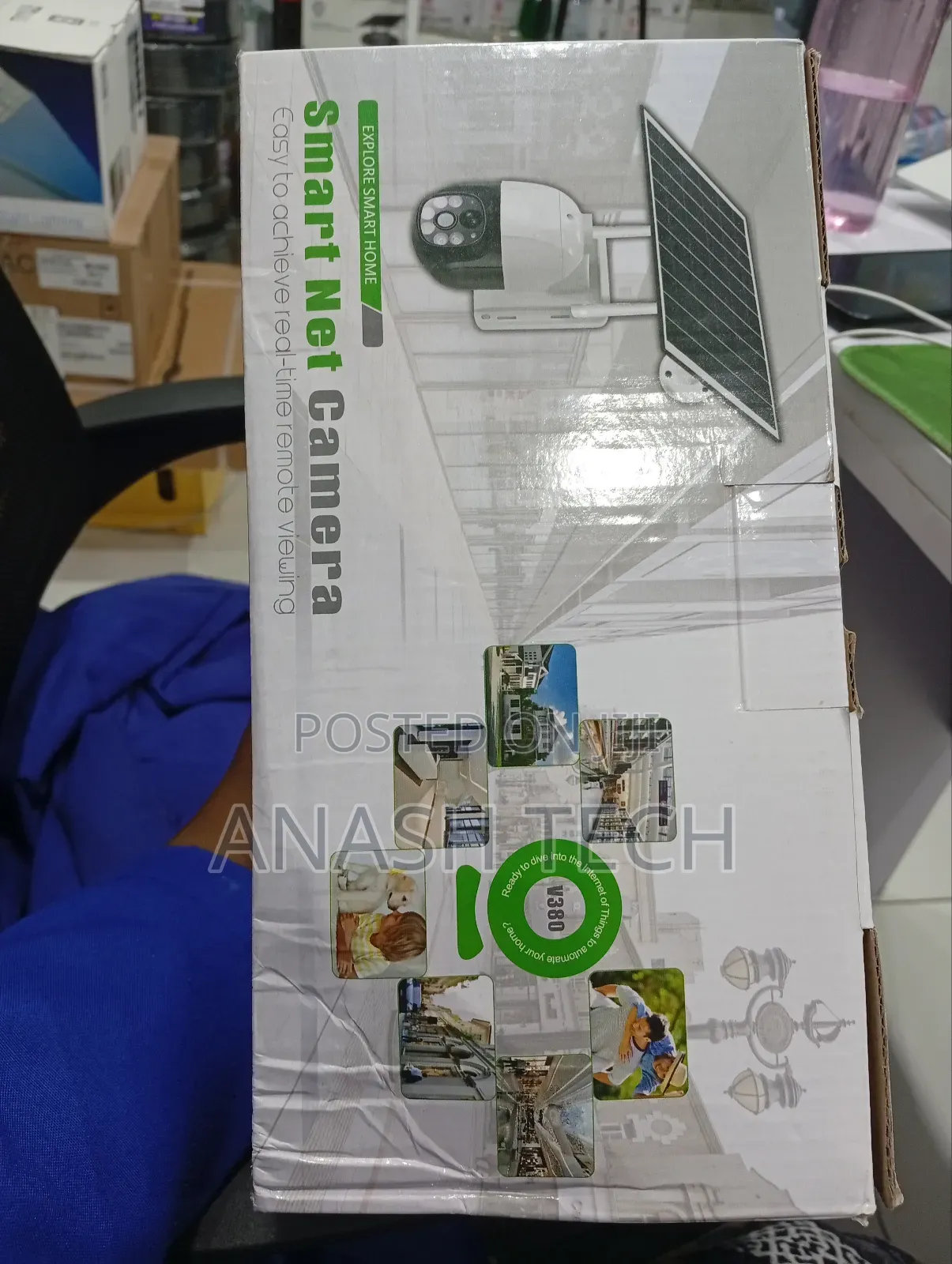 Smartphone View 4g Simcard PTZ Rotating Solar Security Camera