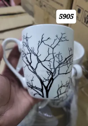6pcs Set Mugs Short Tree