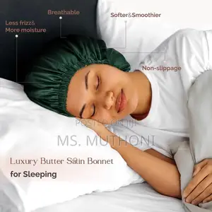 Adjustable Sleeping Satin Hair Bonnet