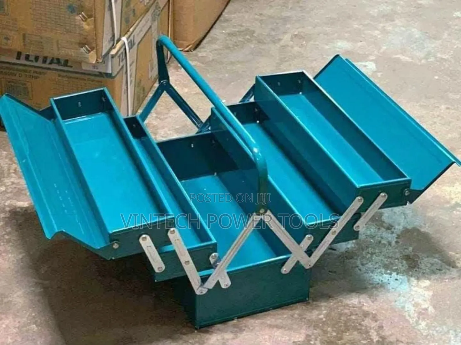 Empty Tool Box 495*200*295/ 3 Layers Metallic Tool Box