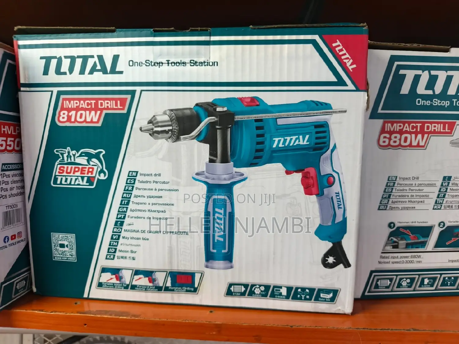 Total 13mm 810w Heavy Duty Impact Drill