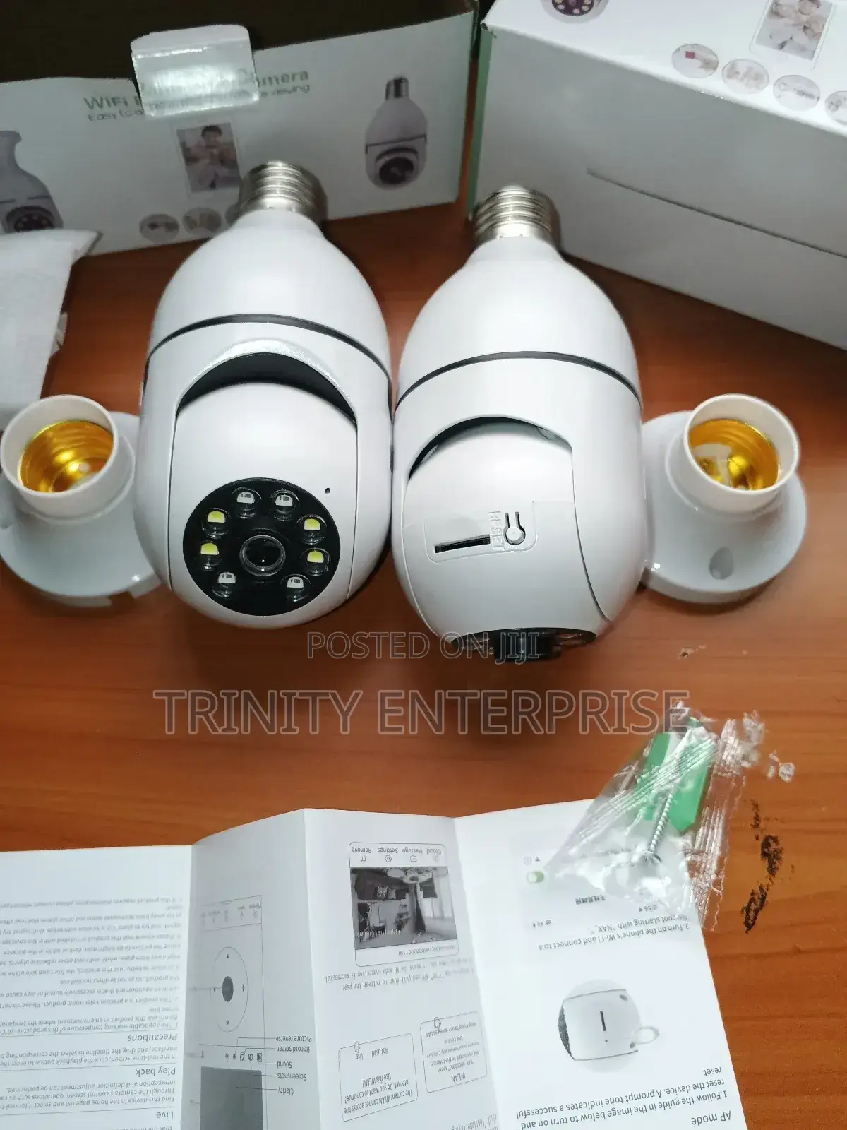 360 ° 1080p E27 Light Bulb Camera