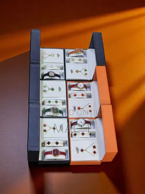 6 PCS Ladies Gift Sets / Earings , Watch , Bracelet , Necklace , Ring