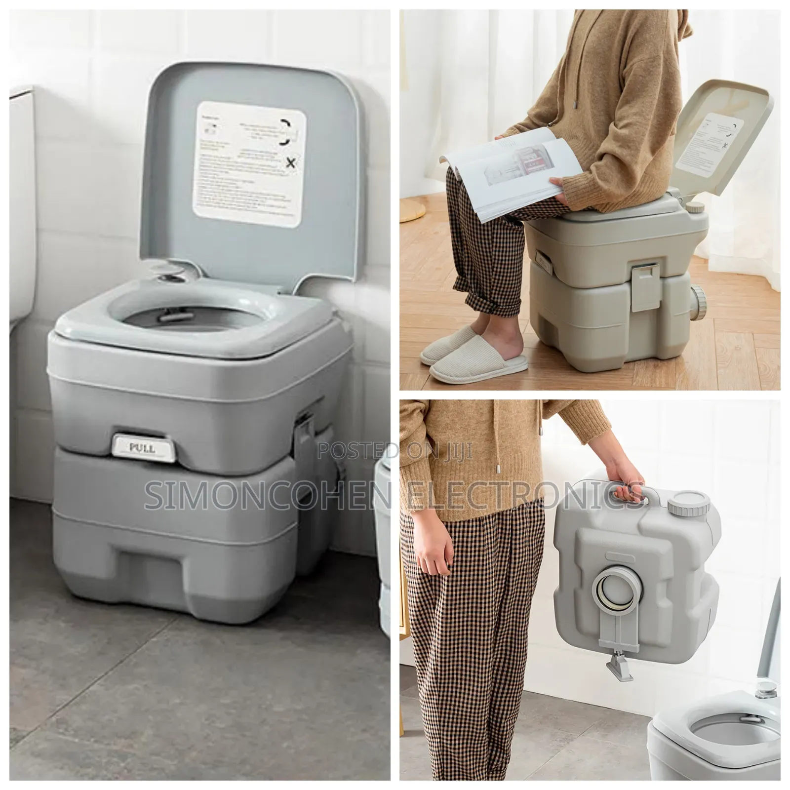 20l Portable Toilet With Flushing