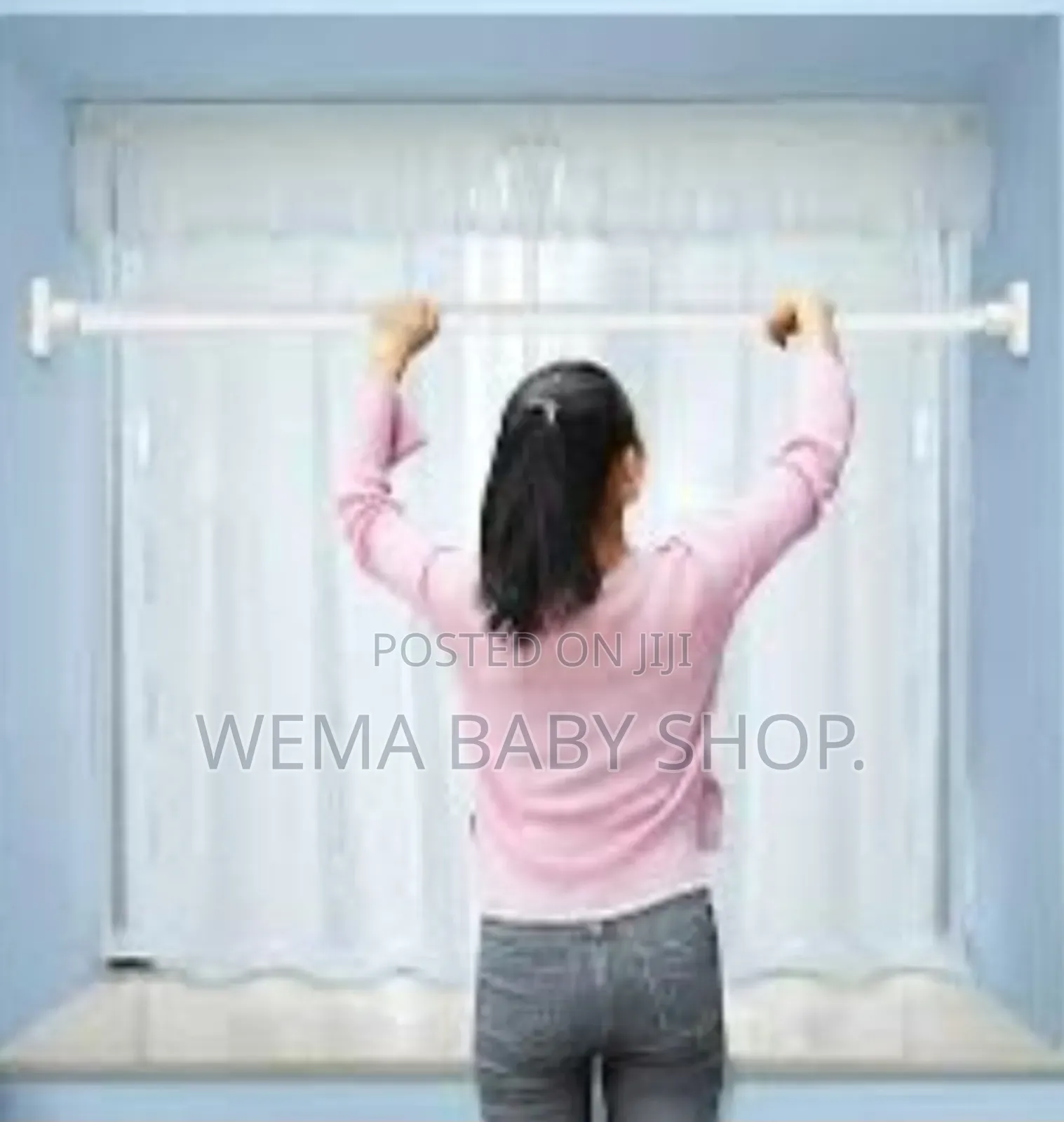Multipurpose Extendable Telescopic Rod (110cm -200cm)