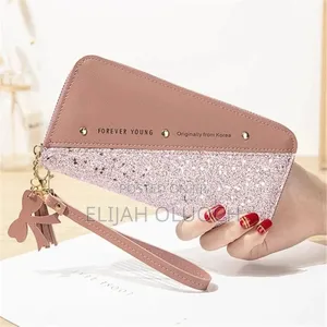 Glittery Sequin Patchwork Ladies Wallet