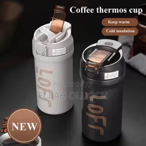 600ml (20 Oz) Loff Thermos Cup With Straw