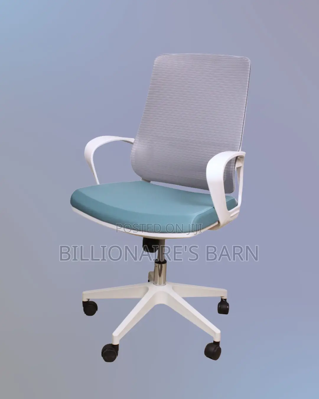 White Ergonomic Mesh Office Chair | Supportive Lumbar Support