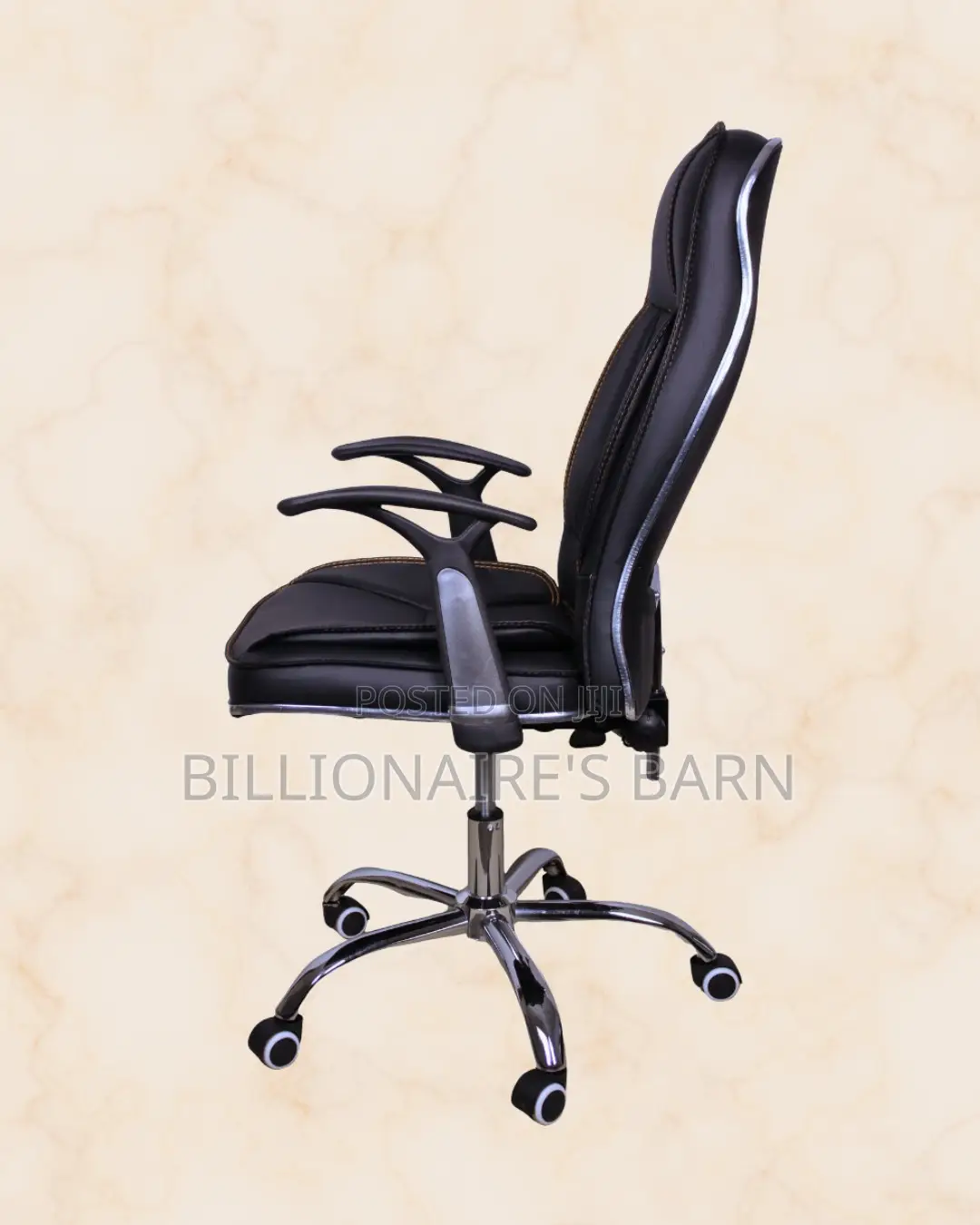 Executive Leather Office Chair | New Arrival Mesh Backrest