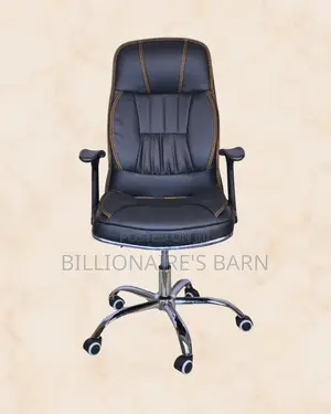Executive Leather Office Chair | New Arrival Mesh Backrest