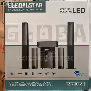 Globalstar Home Theater 5.1 X-Bass Gs-9855 Speaker System 