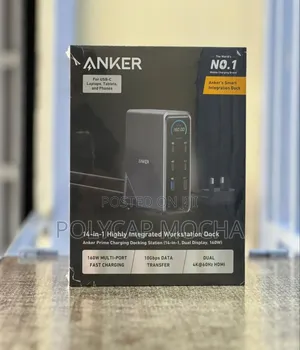 Anker Prime Charging Docking Station (14-in-1, Dual Display, 160w)
