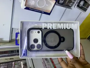 Havicjpk iPhone 17 Pro Magsafe Stand Non-Yellowing Clear Case
