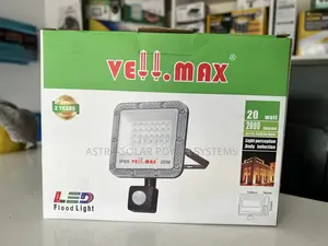 Vellmax 20w Ac Floodlight With Motion Sensor