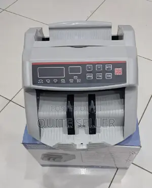 Money Count Bill Cash Note Counter Machine Bank Counterfeit Detector
