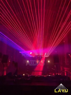6 Eyes Moving Head Laser Light Show Projector RGB Lasers Lazer Disco
