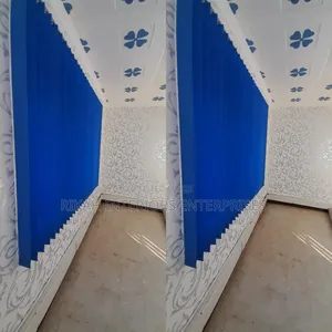 Blue Vertical Office Blinds
