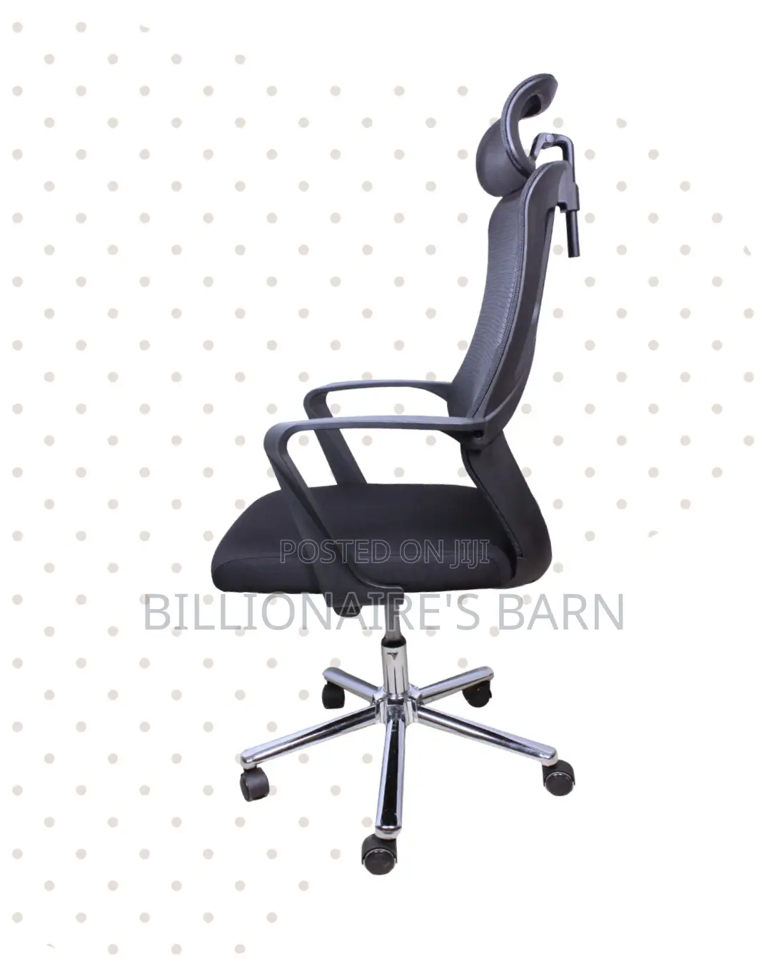 Minimal High Back Mesh Office Chair — Great for Study or Work