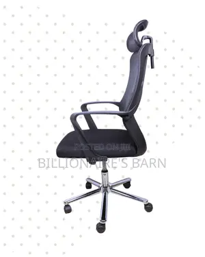 Minimal High Back Mesh Office Chair — Great for Study or Work