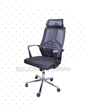 Minimal High Back Mesh Office Chair — Great for Study or Work