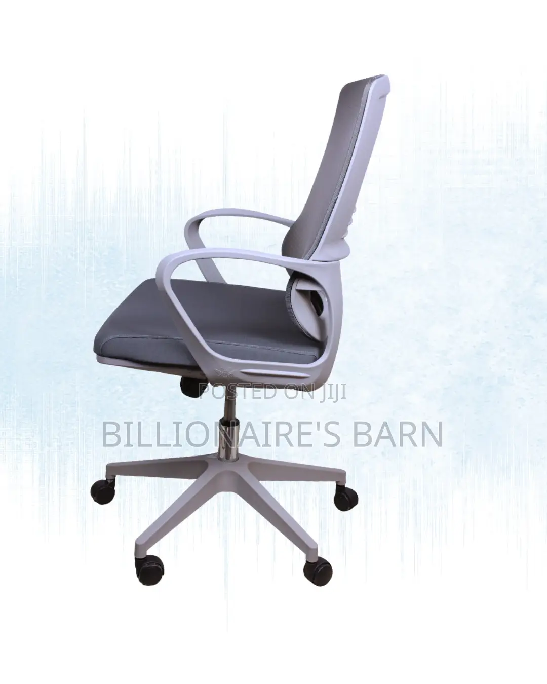Comfy Grey Ergonomic Mesh Office Chair — Great for Study or Work