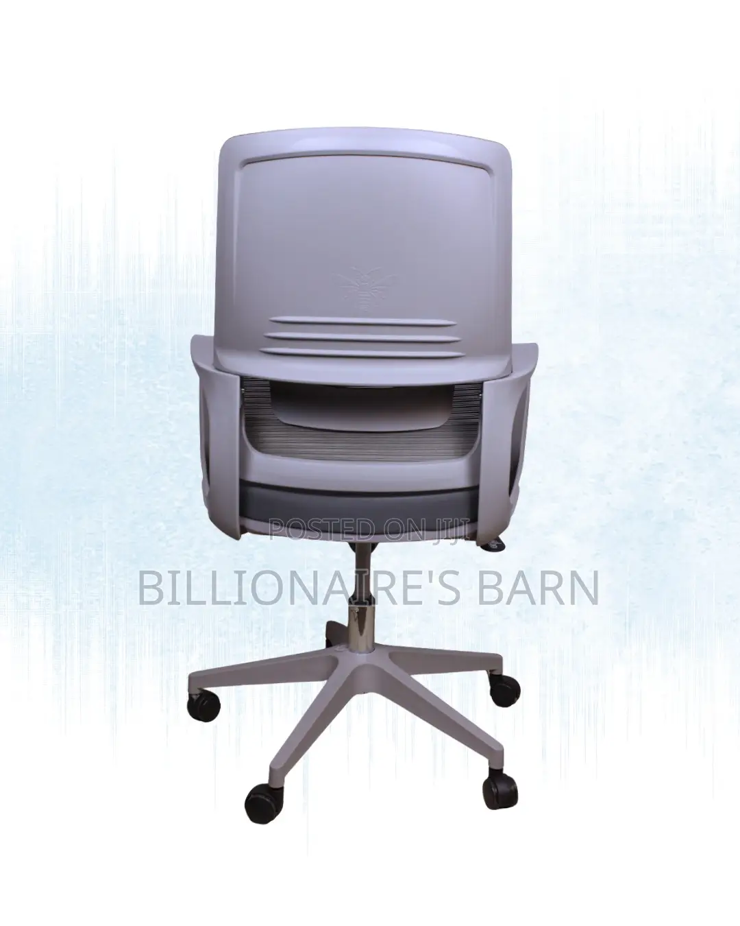 Comfy Grey Ergonomic Mesh Office Chair — Great for Study or Work