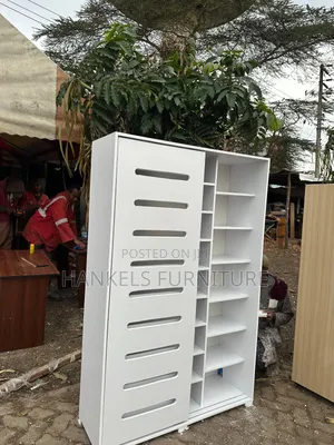 2 Partitions Shoe Rack