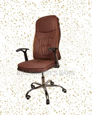 Ergonomic Executive Leather Chair | Minimal Tilt Lock Mechanism