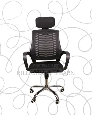 Orthopedic Secretarial Mesh Chair — Smooth-Rolling Mobility