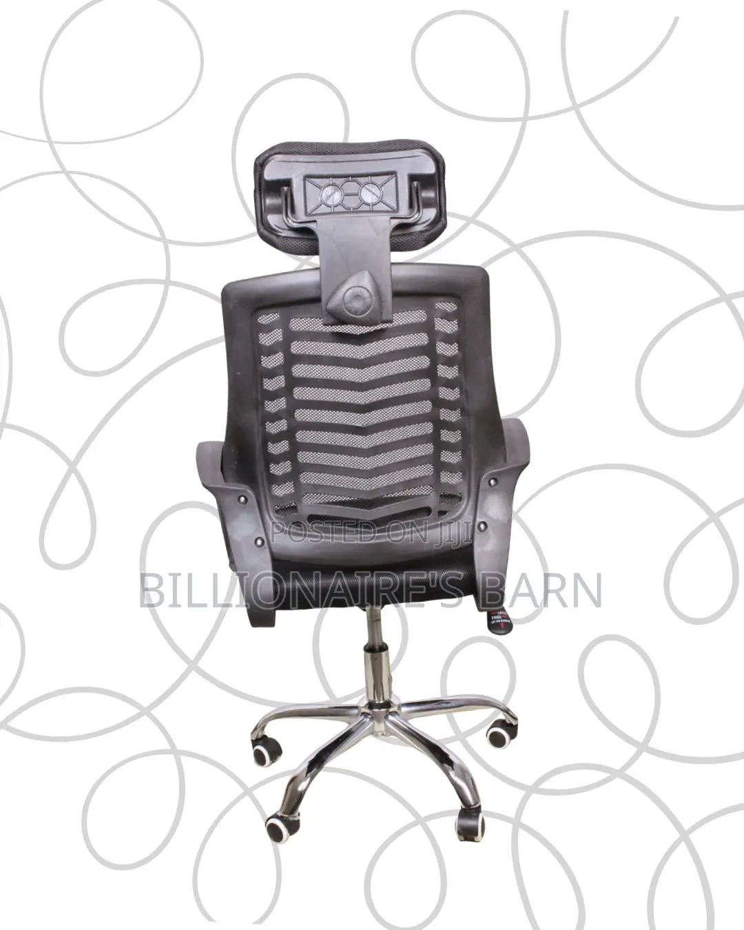 Orthopedic Secretarial Mesh Chair — Smooth-Rolling Mobility