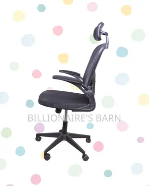 Space-Saving Grey Ergonomic Office Chair | Steel Frame