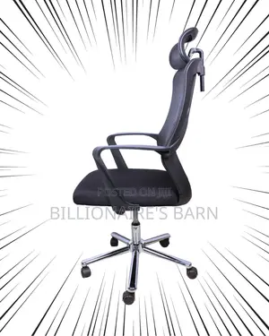 High Back Mesh Office Chair | Comfy Adjustable Height