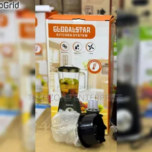 Global Star 2 in 1 Blender With 6 Stainless Steel Blades 