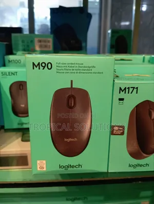 Logitech M90 Mouse Corded Mouse Black M90