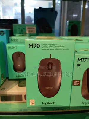 Logitech M90 Mouse Corded Mouse Black M90