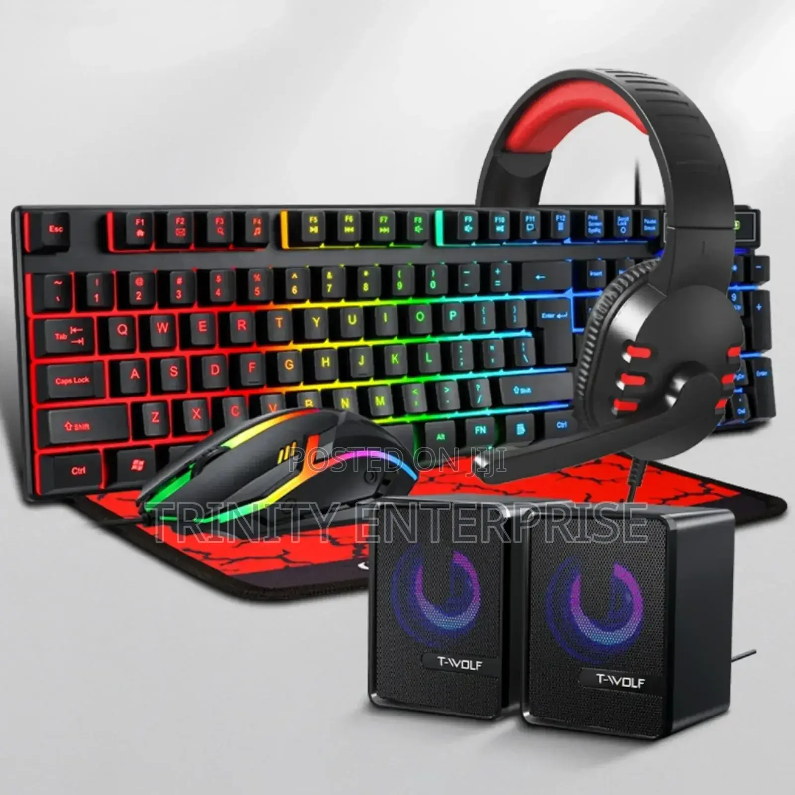 T-Wolf 5 in 1 Gaming Combo Keyboard