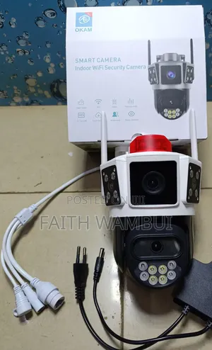 Quality Dual Lens PTZ Smart Camera Indoor Wifi Security Cu