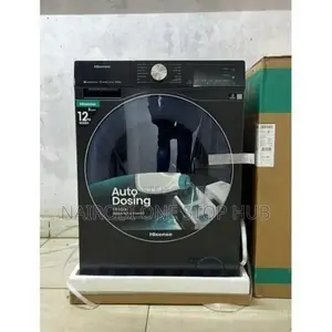 Hisense Full Automatic, Front Load 12kg/8kg Wash and Dry Machine