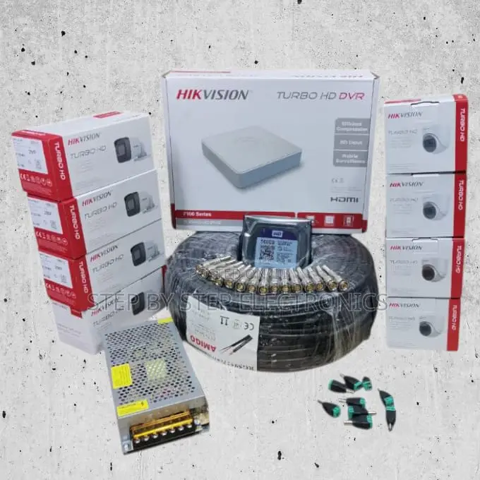 Hikvision 8 1080p Full Hd CCTV Cameras Kit With Remote Mobile Access