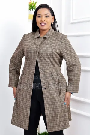 High Quality Casual Ladies Long Coat/Trench Coat