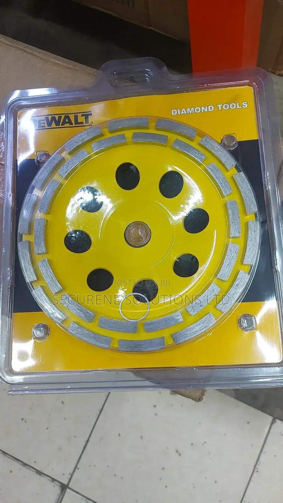 Dewalt Concrete Diamond Grinding Cup, 165mm 7inchdouble Row Cutting