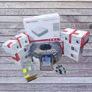 Smart Phone Accessible 8 Hikvision 1080p Hd 2mp CCTV Cameras Full Kit