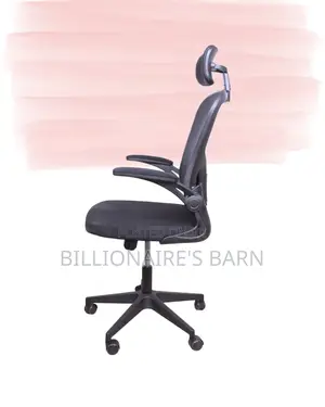 Grey Ergonomic Office Chair | High-Back Adjustable Height