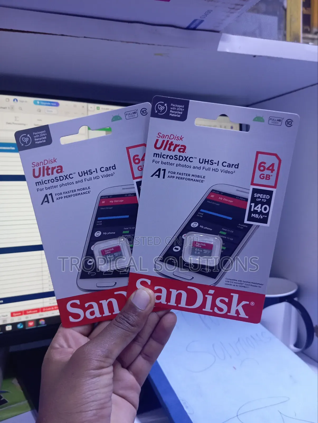 Sandisk Ultra Micro Sd 140mbps 64gb Microsd Card