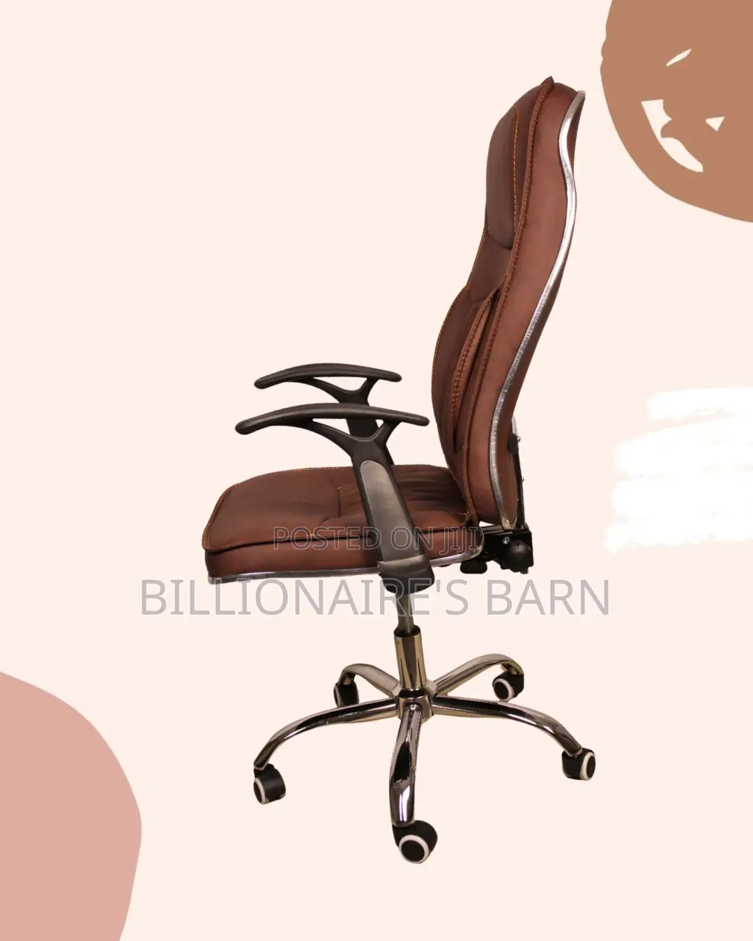 Ergonomic Executive Leather Chair | Comfy Lumbar Support