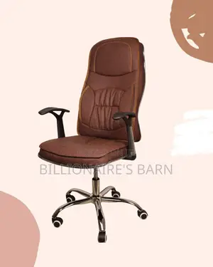 Ergonomic Executive Leather Chair | Comfy Lumbar Support