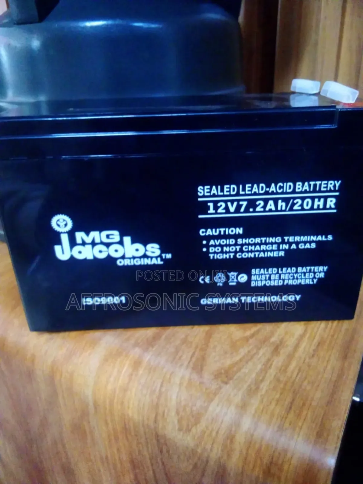 Jacobs Back Up Battery 12v, 7ah